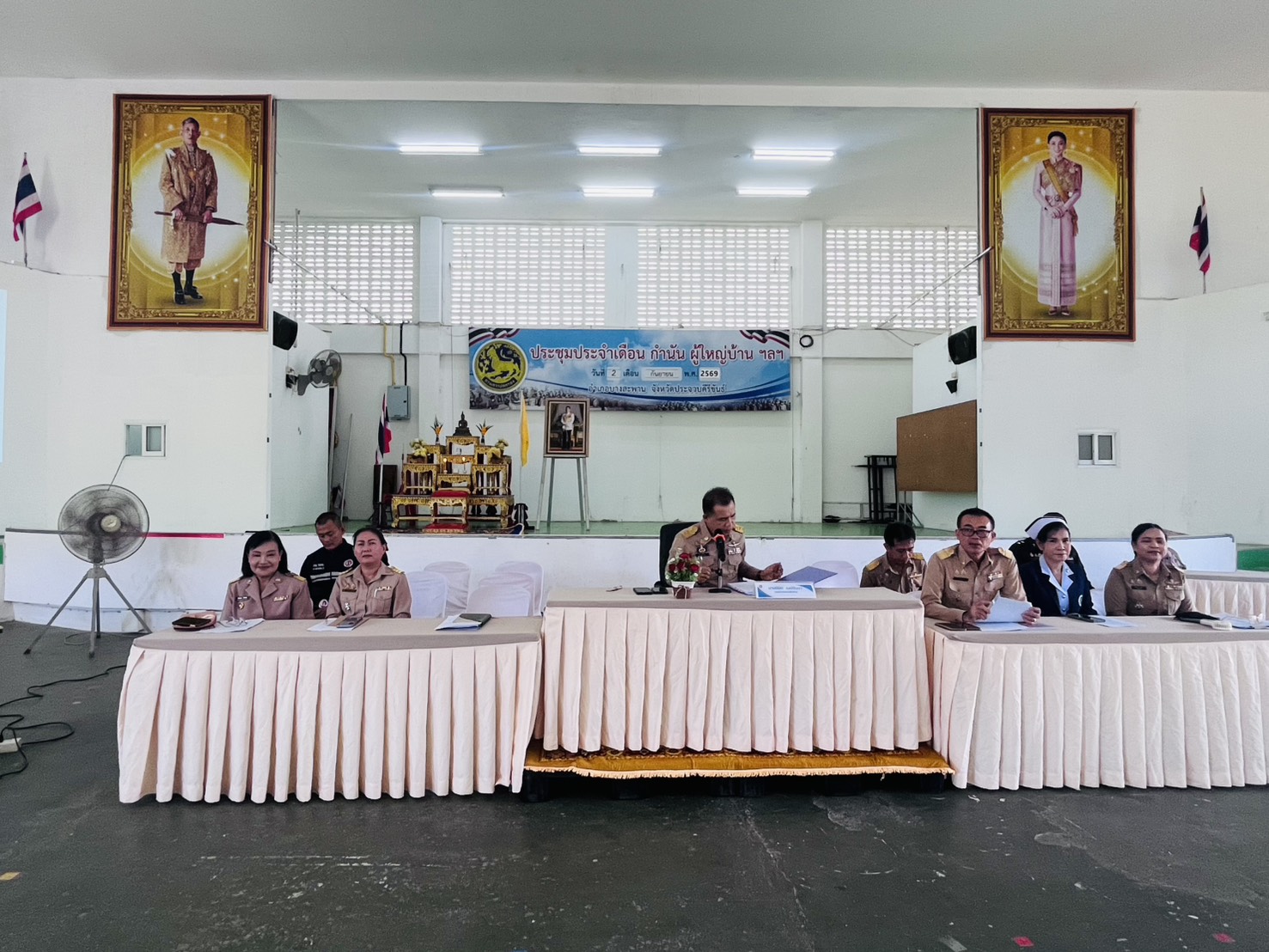 พช.บางสะพาน ร่วมประชุมกำนัน ผู้ใหญ่บ้าน ประจำเดือน กันยายน 2569